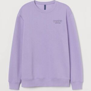 H&M Sweatshirt Purple/Worldly size 6